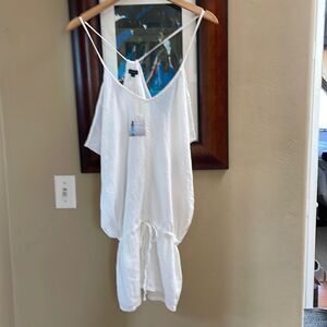 9seed White Romper Swim Cover-Up 1